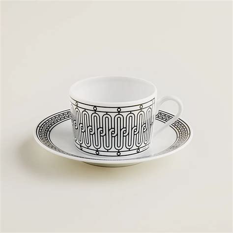 hermes cup saucer|Hermes h deco tea cup.